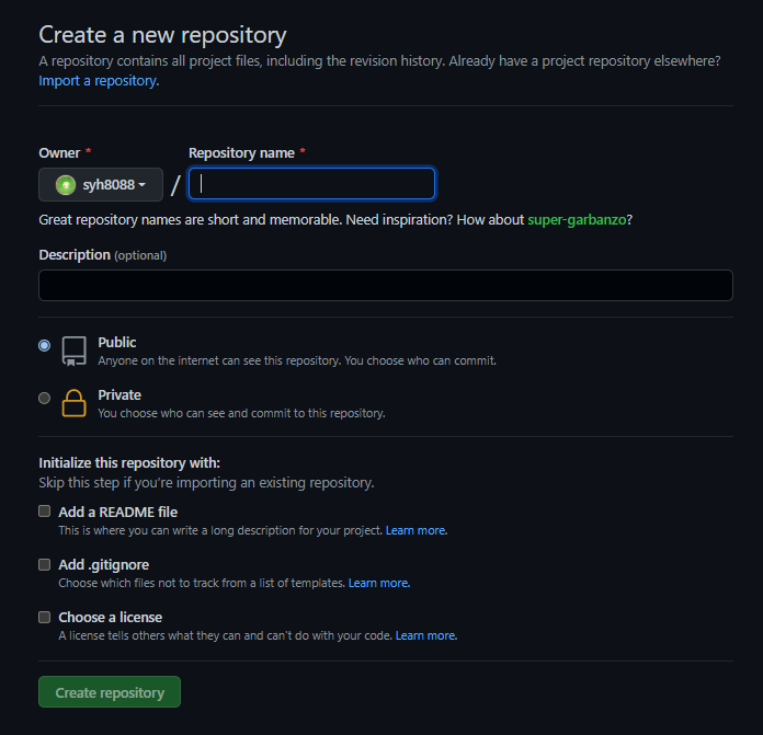 create-new-repository